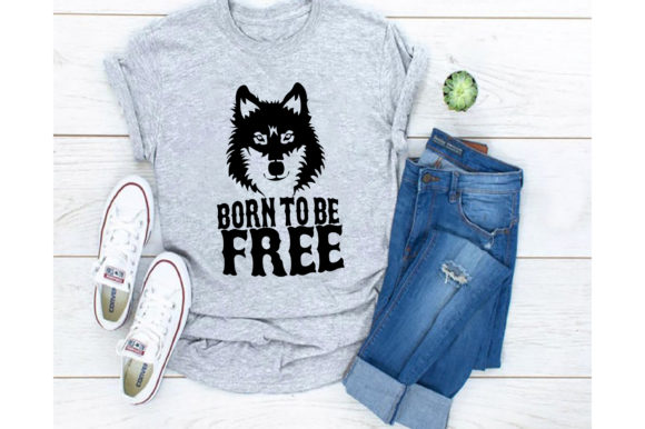 Born to Be Free ... Dog Svg Design