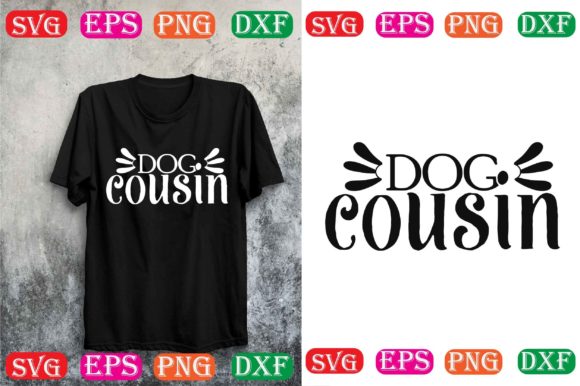 Dog Svg Design.dog Cousin