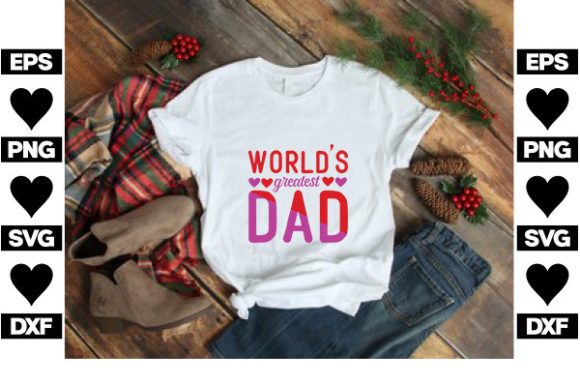 Dog, SVG Design: World’s Greatest Dad