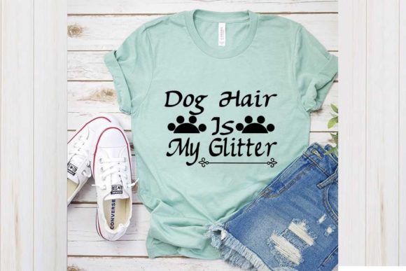 Funny Dog SVG Design: Dog Hair Is My